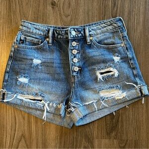 KanCan Distressed Denim Jean Shorts - Size 3/25